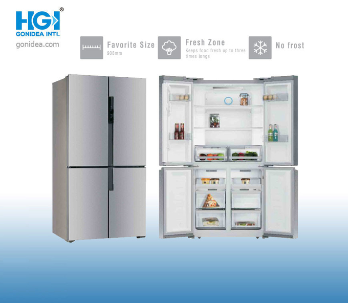 Freier Kühlschrank doppelte Tür-Küchen-Frosts nebeneinander 490 Liter 41db 0