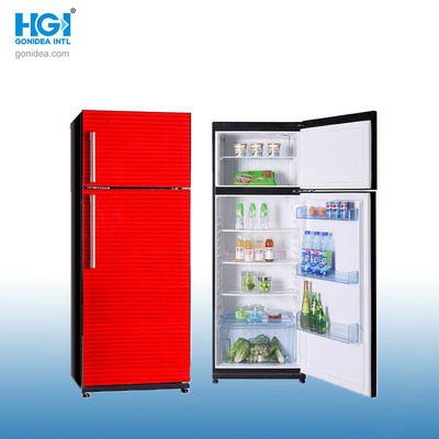 Vertikaler Edelstahl-Topfkühlschrank Kühlschrank mit verstellbaren Regalen Wasserspender Bcd-536