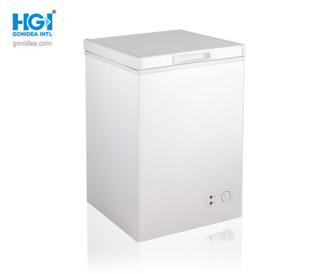 R600a-Spitzen-offenes einzelnes Tür-Tiefkühltruhen-kleiner 108 Liter-Kompressor QD65Y