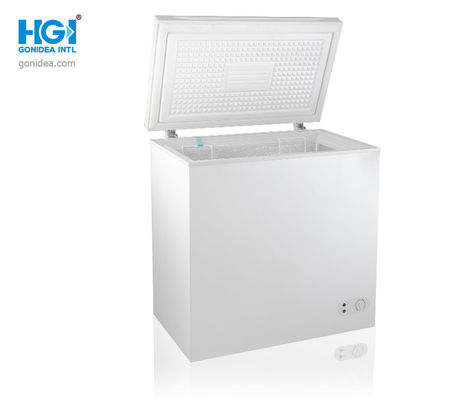 HGI-einzelnes Glastür-Tiefkühltruhe 162 Liter COLUMBIUM Digital-Bildschirm