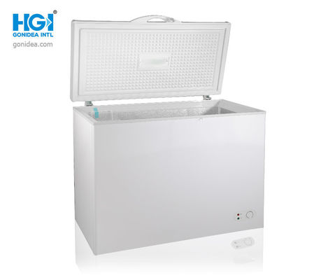 Einzelne Temperatur-weißer tiefer Kasten-Gefrierschrank Eco 262 Liter-Silikon-Türdichtung