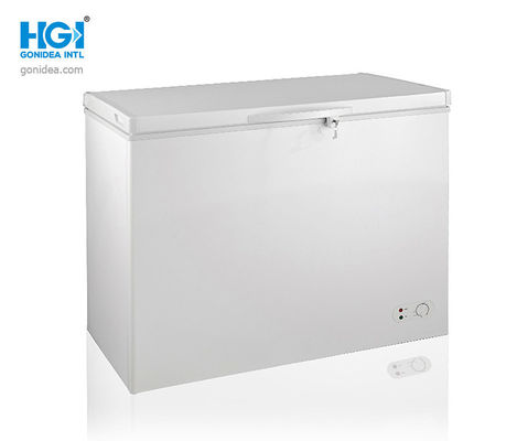 Elektrischer freundlicher Kasten-Gefrierschrank SASO Eco stehen oben 422 Liter 220V 1270x660x934mm