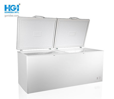 Gonidea-Falttür R134a 818 Liter-tiefer Kasten-Gefrierschrank elektrisches PCM weiß