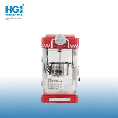 Automatische rote Tischplatte Mini Popcorn Maker Machine 220V 300W tragbar